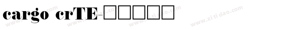 cargo crTE字体转换